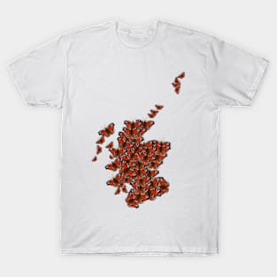 Scotland in Peacocks T-Shirt